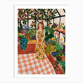 In The Greenhouse Art Print