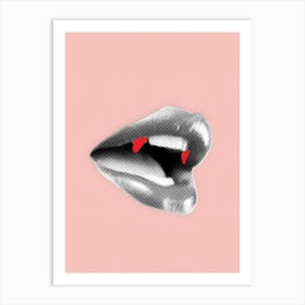 Woman'S Lips Art Print