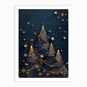 Christmas Card Design Series040 1 Art Print