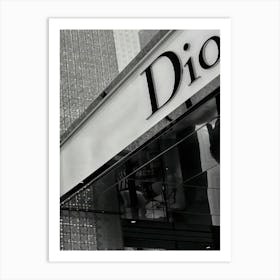 Luxury Vintage Fashion Brand Dior Art Print