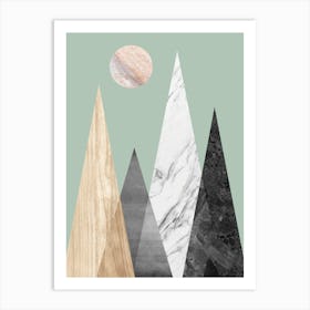 Collage landscape 5 Art Print