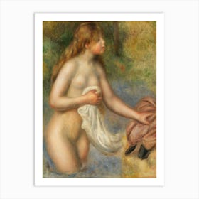 Bather (1895), Pierre Auguste Renoir Art Print