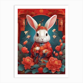 Chinese Rabbit 1 Art Print