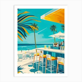 Beach Bar Art Print