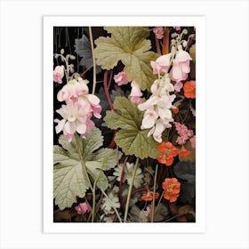 Flower Illustration Coral Bells 1 Art Print