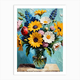 Flowers In A Vase 92 Art Print