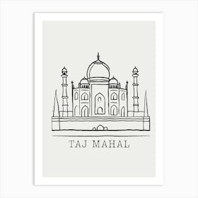 Taj Mahal Art Print