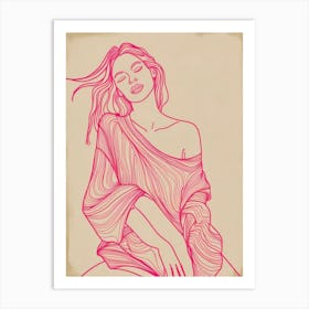 Sexy Girl Art Print