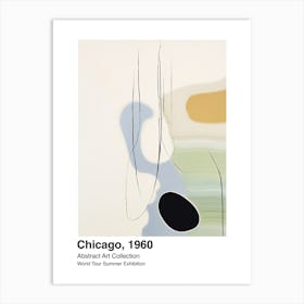 World Tour Exhibition, Abstract Art, Chicago, 1960 5 Art Print