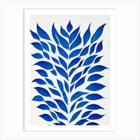 Split Leaf Philodendron Stencil Style Plant Art Print