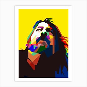 Dave Grohl Foo Fighters Grunge Sound Art Print