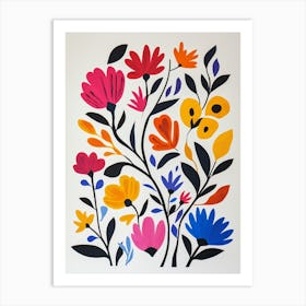 Flowers Of Mexico Art Print