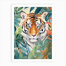 Tiger In The Jungle Art Print