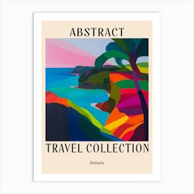 Abstract Travel Collection Poster Barbados 3 Art Print