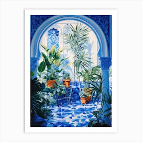 Garden In Morocco Art Print