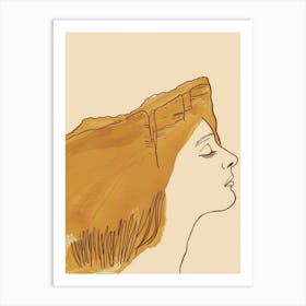 Woman'S Head 22 Art Print