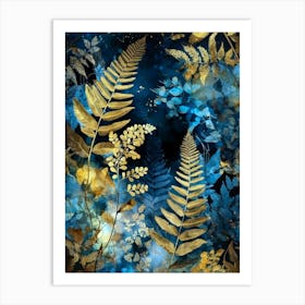 Ferns leaves nature Art Print