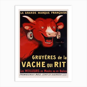 Vache Qui Rit, Benjamin Rabier Art Print