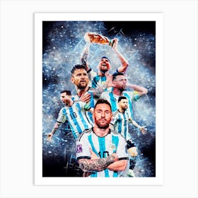 Messi 4 Art Print