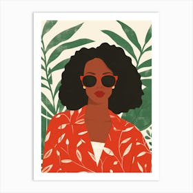 Afro-American Woman 42 Art Print