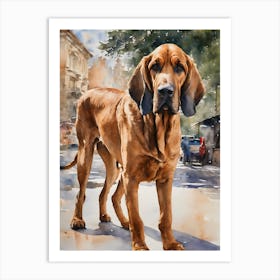 Bloodhounds Two Art Print