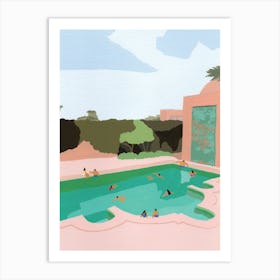 Backyard Dip Art Print