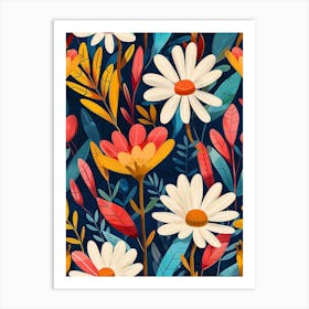 Namaqualand Daisy Groovy 29 Art Print