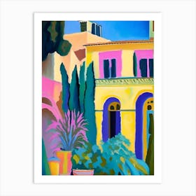 Villa Medici, Italy Abstract Still Life Art Print