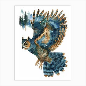 Great Horned Owl 9 Art Print