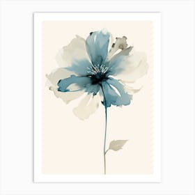 Blue Poppy Art Print