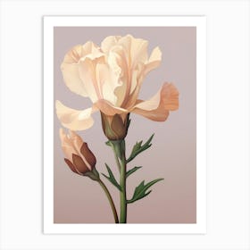 Floral Illustration Freesia 2 Art Print