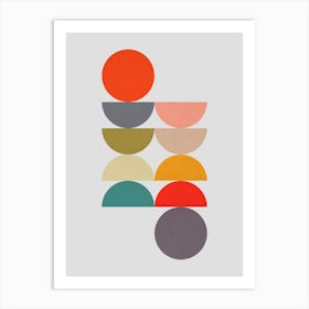 Art of circles in harmony 11 1 Art Print