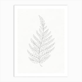 Fern Leaf 1 Art Print