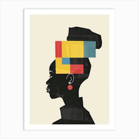 African American Woman 3 Art Print