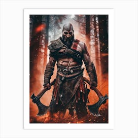 God Of War 1 Art Print