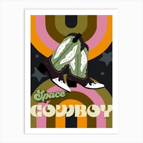 Space Cowboy Art Print