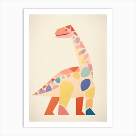 Nursery Dinosaur Art Ouranosaurus 3 Art Print