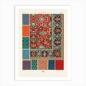 Persian Pattern, Albert Racine 4 Art Print