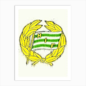 Hammarby If Allsvenskan Sweden Art Print