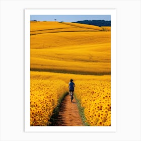 Sunflower Field 1 Art Print