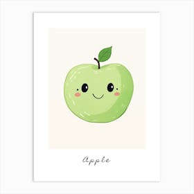 Friendly Kids Apple 3 Poster Art Print