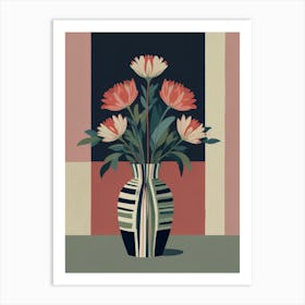 Flowers In A Vase 4 Art Print