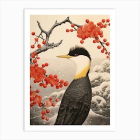 Bird Illustration Cormorant 4 Art Print