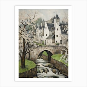 Castle Combe (Wiltshire) Painting 6 Art Print