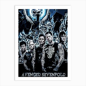 Avenged Sevenfold 3 Art Print