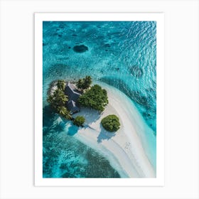 Island In The Maldives 6 Art Print