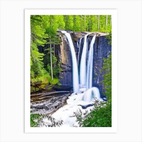 Jägala Waterfall, Estonia Majestic, Beautiful & Classic (1) Art Print