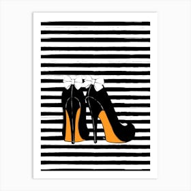 Bow Heels Art Print