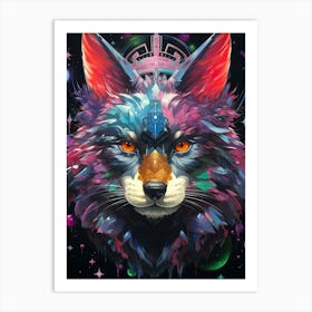 Space Fox 1 Art Print