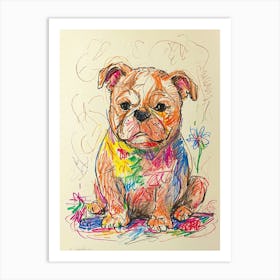 Bulldog 1 Art Print